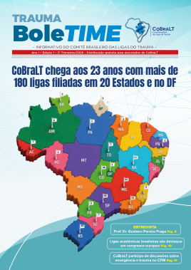 Capa da edição Maio 2026 do Trauma BoleTIME