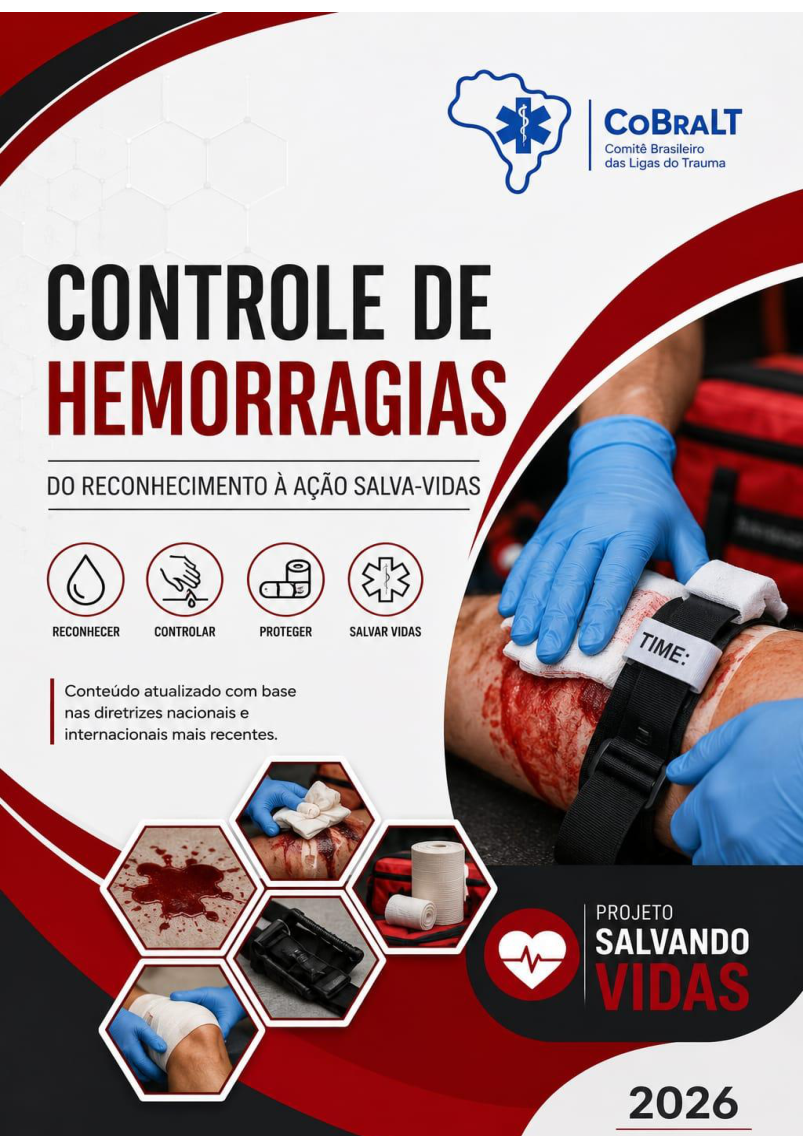 Capa do material Controle de Hemorragias